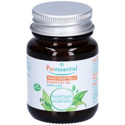Puressentiel Olio Essenziale Ravintsara Bio Integratore Tosse e Raffreddore 60 Capsule