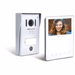 Il videocitofono VisioKit 4.3 a 2 fili consente di identificare il visitatore dallo schermo del monitor interno, senza dover  ...