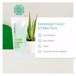 Arganicare - Peeling viso esfoliante e detergente 100 ml Gel