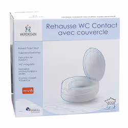 Sahag 580541 sedile WC Seduta morbida per wc Plastica Bianco - Vista aggiuntiva 3