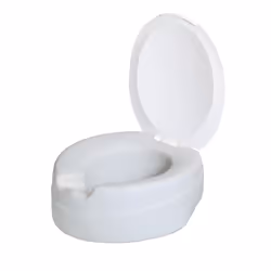 Sahag 580542, Circolare, Seduta morbida per wc, Bianco, Plastica, 370 mm, 410 mm