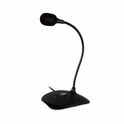 KLIM Talk, Microfono da tavolo, Cablato, USB, Nero, USB, 43 mm