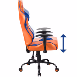 Subsonic DBZ Sedia da gaming per PC Sedia imbottita tappezzata Grigio, Arancione - Vista aggiuntiva 6