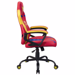 Subsonic SA5573-W1 sedia per videogioco Sedia da gaming per PC Sedia imbottita tappezzata Blu, Rosso, Giallo - Vista aggiuntiva 4