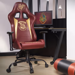 Subsonic Hogwarts Sedia da gaming per PC Sedia imbottita tappezzata Marrone - Vista aggiuntiva 4