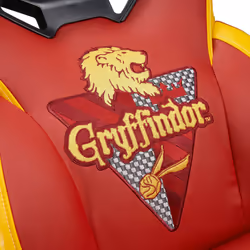 Subsonic Junior Griffindor Sedia da gaming per PC Sedia imbottita tappezzata Arancione, Rosso - Vista aggiuntiva 4