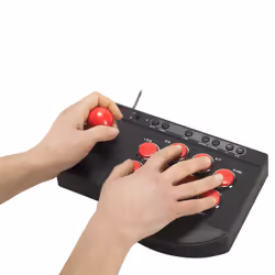Subsonic SA5662 periferica di gioco Nero, Rosso Bluetooth/USB Fight-stick PlayStation 4 - Vista aggiuntiva 4