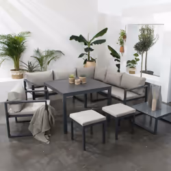 Happy Garden 1272GA set mobili da esterno Grigio