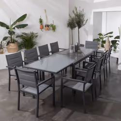 Happy Garden SET1263-64GA set mobili da esterno Grigio