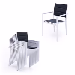 Happy Garden SET1263-64GW set mobili da esterno Bianco - Vista aggiuntiva 4