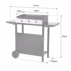 Happy Garden SETCHABQ501 Griglia di contatto - Vista aggiuntiva 4