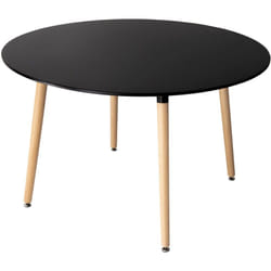 Tavolo rotondo 120cm nero martha
