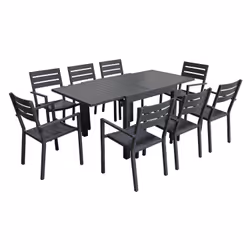 Happy Garden SET1248-66GA, Grigio, 8 seduta(e), 935 mm, 140 mm, 935 mm, 20,3 kg