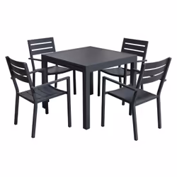 Happy Garden SET1248-66GA set mobili da esterno Grigio