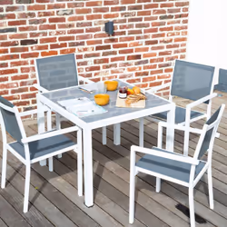 Happy Garden SET1249-50GW set mobili da esterno Bianco - Vista aggiuntiva 6