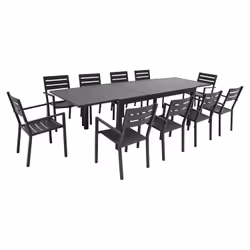 Happy Garden SET1268-66GA, Grigio, 10 seduta(e), 1835 mm, 140 mm, 1035 mm, 30,8 kg