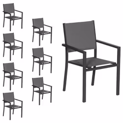Happy Garden 1264GA-8, Grigio, Adulti, 120 kg, 565 mm, 900 mm, 44 cm