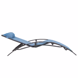 Happy Garden 1280BN sedia da esterno Blu, Grigio - Vista aggiuntiva 5
