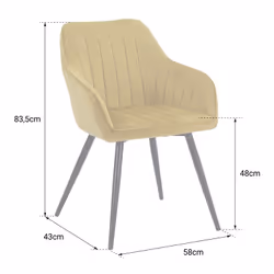 Happy Garden CHA12G-2 sedia da esterno Grigio - Vista aggiuntiva 7