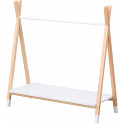 Armadio in legno e bianco lou