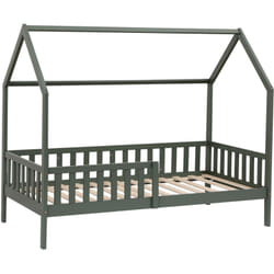 Letto a capanna per bambini 190x90cm verde marceau