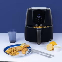 H.Koenig FRY800 friggitrice Singolo 4 L Indipendente 1400 W Friggitrice a basso contenuto di grassi Nero - Vista aggiuntiva 5