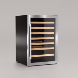 Cavist CAVC48 cantina vino Cantinetta termoelettrica Libera installazione Nero, Acciaio inox 48 bottiglia/bottiglie