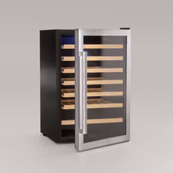 Cavist CAVC48 cantina vino Cantinetta termoelettrica Libera installazione Nero, Acciaio inox 48 bottiglia/bottiglie