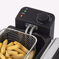 H.Koenig DFX600 friggitrice Doppia 6 L Indipendente 3600 W Nero, Acciaio inox - Vista aggiuntiva 5
