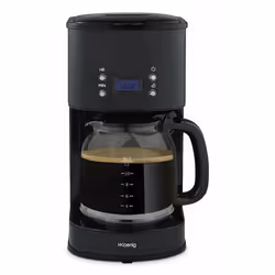 H.Koenig MG32, Macchina da caffè con filtro, 1,5 L, 1000 W, Nero