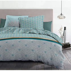 Les Tendances - Home Linge Passion - Set copripiumino louxor 240 x 260 cm, colore: Verde smeraldo