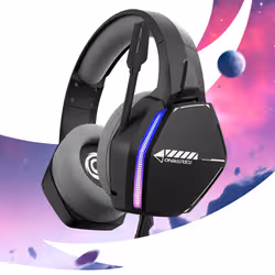Oniverse Nebula Auricolare Cablato A Padiglione Gaming USB tipo A Nero - Vista aggiuntiva 6