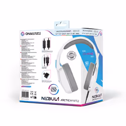 Oniverse Nebula Auricolare Cablato A Padiglione Gaming USB tipo A Bianco - Vista aggiuntiva 8