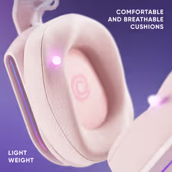 Oniverse Polaris Auricolare Con cavo e senza cavo A Padiglione Gaming USB Type-C / USB Type-A Bluetooth Rosa - Vista aggiuntiva 4