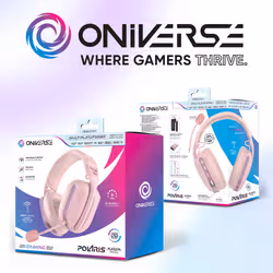 Oniverse Polaris Auricolare Con cavo e senza cavo A Padiglione Gaming USB Type-C / USB Type-A Bluetooth Rosa - Vista aggiuntiva 6
