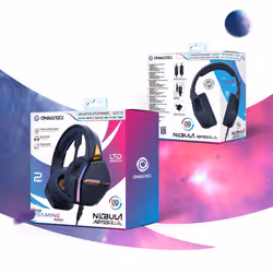 Oniverse Nebula Auricolare Cablato A Padiglione Gaming USB tipo A Blu - Vista aggiuntiva 6
