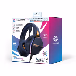 Oniverse Nebula Auricolare Cablato A Padiglione Gaming USB tipo A Blu - Vista aggiuntiva 7