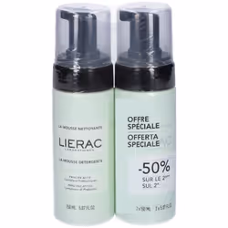 Lierac Duo Mousse Struccante Viso, con il suo 99% di ingredienti di origine naturale, offre una pulizia profonda mantenendo l ...