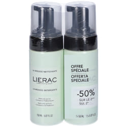 Lierac Duo Mousse Struccante Viso Bipack 2 Flaconi da 150 ml