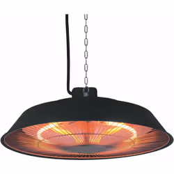 Riscaldatore elettrico sospeso- 1500W - Nero Riscaldatore elettrico sospeso Riscaldare uno spazio interno non è mai stato cos ...