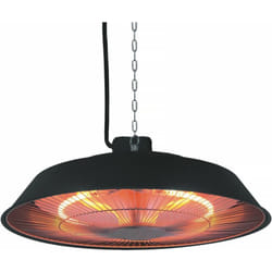 Habitat Et Jardin - Riscaldatore elettrico sospeso- 1500W - Nero