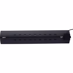 Riscaldatore elettrico radiante in fibra di carbonio &quot;Bola&quot; - 2000W - Nero