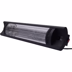 Riscaldatore elettrico radiante in fibra di carbonio "Bola" - 2000W - Nero - Vista aggiuntiva 4