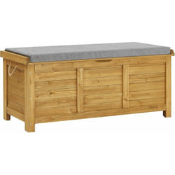 Habitat Et Jardin - Cassetta da giardino in legno Gana - 125 x 60 x 54 cm - Marrone