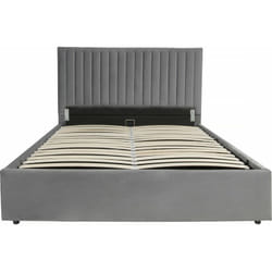 Habitat Et Jardin - Letto Mia con cassettone - 140 x 190 cm - Grigio