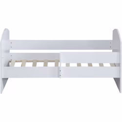 Letto per bambini "Victoria" con barriera - Legno - Bianco - 80 x 160 cm - Vista aggiuntiva 4
