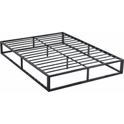 Struttura letto in metallo 160 x 200 cm - Nero