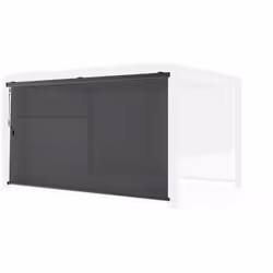 Tenda per pergola bioclimatica Sunny - 370 x 204 cm - Struttura in alluminio - Antracite Tenda a rullo pergola - 370 x 204 cm ...