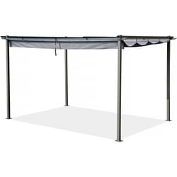 Pergola con tetto retrattile - 3 x 4 m - Antracite