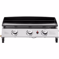 Grill a gas Jolly a 3 fuochi - 66 x 49 x 23,5 cm - sifone incluso Griglia a gas plancha a 3 fuochi in acciaio inox Scoprite l ...